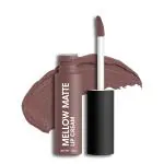 Colors Queen Mellow Matte Lip Cream, Long Wear Liquid Matte Lipstick, Velvety Soft Finish, Weightless Formula, Long Lasting Lipstick, Matte Liquid Lipstick for Women (17 - Nude Latte) Lipstick