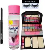 BUY TYA Eyelashes, Rose Water, TYA Makeup Kit 6155 and D-71 Kajal Set of 4