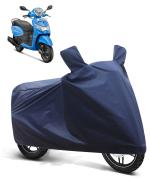 FABTEC Blue Polyester Scooty Body Cover For Hero Pleasure Plus