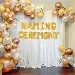 SPECIALYOU.IN Naming Ceremony Decoration kit ,Baby Name Revealing Decoration items, Baby naming ceremony decoration items for girl,boy, kids, Naming ceremony backdrop, Namkaran ceremony decoration-64 pc