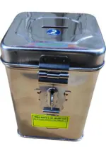 Aboo metals Steel medium size good quality Undiyal or saving banks. Coin Bank