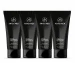 Khadi Men Activated Charcoal Face Wash Remove Skin Dirt & Pollutants for Men (Pack of 4) 400 ml