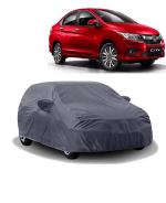 Carigiri Grey Car Body Cover For Honda City(Triple Stitched,Mirror Pockets,Uv Resistant,Dustproof)(Models-2014, 2015, 2016, 2017, 2018, 2019, 2020, 2021,2022)