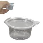 Aumni Crafts Small Plastic Containers (Pack of 50, Capacity 20 ML) 4x3x2 CM For Ketchup Sauce Jam Cream Disposable Multipurpose Food Sampling Storage