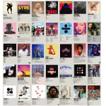 Kitty Cat - Song Album Aesthetic Wall Collage Kit for Room Decor | Set of 30 Aesthetic Posters | 300 GSM Water Resistant Paper | Size 4x6 Inch | Unframed | Comes With Double Sided Tape.