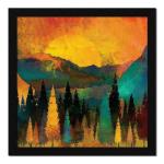 ArtX Multicolor Natural Scenery Wall Art Painting 13 X 13