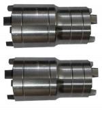 GIZMO pack of 2 Clutch Nut Spanner Repairing Tool for hero Honda & Pulsar 2 In 1 Motorbikes Made on CNC Machine Hardened and Tempered Steel