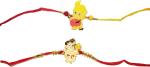 Kavim Kids Rakhi (Ganesh Ji and Hanuman Ji Rakhi)