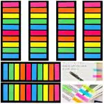 Hasthip Black Sticky Notes 10 Colors Index Tabs (Pack Of 1200)