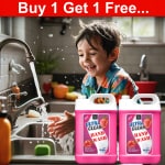 BLISS & BLUSH Hand Wash Liquid pink 10Liter Baby & Pet safe I Phosphate & Sulphate Free I Non-toxic