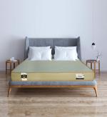 Bisterr Grey Cotton Single Size Orthopedic With Ergonomic Support Mattress, 72 X 42 X 5 Inch