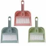 Ivaan Mini Dustpan Brush Set of 3 Cleaning Brush Small Desk Broom Cleaning Tool for Computer Keyboard Desktop Car