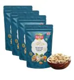 Eatriite Plain & Raw Whole Cashews 1 Kg (250g x 4)