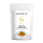 CUVLY Hair Removal Wax Powder 5 min Painless Herbal Tumeric Hair Removal Waxing Powder wax (100g) Wax Kit for Women, Home And Salon Parlour (Body Waxing Powder)
