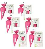 BHAKTI 2 SHAKTI MAKING WORSHIP SPECIAL CamPure Camphor Cone (Rose) | Pack of 6 | Room, Car and Air Freshener & Mosquito Repellent