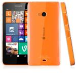 Heartly Microsoft Lumia 540 Tpu Transparent Back Case Cover
