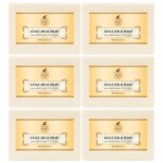 KA Khadi Ark Herbal Natural Handmade Goat Milk Bath Soap 125 gm Pack of 6