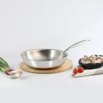 Wonderchef Nigella 3-Ply Stainless Steel Fry Pan 20cm,1.1L, 2.6mm