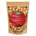 Sindhi Dry Fruits Australian Badam, Sanora Badam, Known as Spanish Almonds| Raw, Eat Fresh Almonds, Tasty and Oily, 100% Natural, Large Size, 900g Zip Pouch