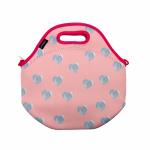 Scoobies Neoprene Lunch Bag (Heart Design) | With Adjustable & Detachable Shoulder Strap