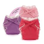 Bumberry Baby pink/Rose Pink/Violet Smart Baby Cloth Nappy with Wet Free Insert (0-6 M) Pack of 3