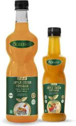 Ogreeny Apple Cider Vinegar With Ginger Turmuric And Honey And Apple Cider Vinegar, (Combo Of 2)