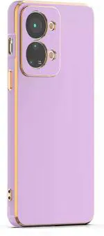 CASEKOO OnePlus Nord 2T 5G Purple and Gold Thermoplastic Polyurethane Flexible Mobile Back Cover