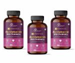 LA NATURE'S WE CARE YOUR HEALTH Multivitamin with Probiotics 180 Veg Tablets-Vitamins A,B-Complex, C, D2, E,Biotin - Minerals + Ginseng, Hadjod, Lutein - Immunity, Gut Health, Energy - Men and Women