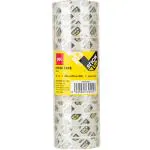 Deli E30015 Office Tape Dispenser 12 mm*30 mm, Packaging Tape, Transparent, Pack of 2