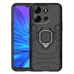 SROCK Tecno Spark Go 2023 Tough Armor Bumper Back Case Cover| Ring Holder & Kickstand in-Built | 360 Degree D5 Protection Case Cover for Tecno Spark Go 2023 - Black