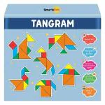 Smartokids Tangram Multicolor Wooden Educational Puzzle for 4 To 10 Years Boys and Girls (7 Pieces)