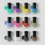 Looks United Matte Quick Dry Nail Polish Pack of 12 (6ml each)