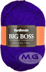 Simi Enterprise Royal Wool Mg Abe Royal Hand And Needle Knitting Soft Fingering Crochet Hook Thread Dye Woollen Yarn Ball For Art Craft By Vardhman Bigboss, 600 G