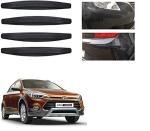 Feelitson Black Car Bumper Protector Safety Guard Scratch For I20 Active (Pack Of 4)