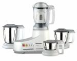 Panasonic AC MX-AC400 550-Watt Super Mixer Grinder with 4 Jars, White