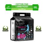 Cailin Care Extra Long Cotton Sanitary Pad for Day & Night Protection (Total 40 Pads | XXL | 280mm)