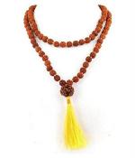 Shivoham Lord Ganesha Mantra Siddha Mala - Rosary 5 Mukhi 108, Guru Eight Mukhi