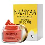 Namyaa Organic Lip Scrub, Coconut, Glycerin and Other Natural Ingredients, Softens Smooth Exfoliates Lips, 15g
