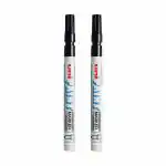 Uni-ball Permanent Paint Marker Pen, Px 21L, Black Ink, Pack of 2