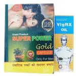 GIRIK MC Super Power Gold Capsule + Vigrx Oil Combo (1Pack)