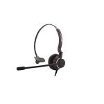 Gbh Black, Grey Pu Metal Fox50 Monaural Nose Cancellation Headset Wired Headset With Mic 3.5 Mm Connector