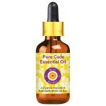 Deve Herbes Pure Cade Essential Oil (Juniperus oxycedrus) Natural Therapeutic Grade Steam Distilled with Glass Dropper 30ml