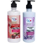 Pink Plums 1000 ML Body LotionSkin Fruit + Lavender Deep Nourish Silky Smooth Face & Body Moisturising Lotion for Dry Skin, Summers & Winters