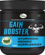 Inlazer Gain Booster Weight Gain Powder, Lean Mass Weight Gainer Men Women, Whey Protein Weight Gainers/Mass Gainers (100 g, No Flavour)