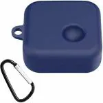 Ragro Silicone Front And Back Case With Keychain For Nothing Ear 2 (Blue)