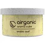 Airganic Aroma Cube - Arabic Oud Fiber Air Freshener | Organic Leakproof Car Perfume