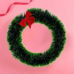 CraftVatika Christmas Holy Wreath Pendant Garland Wall and Decor Hanging for Christmas