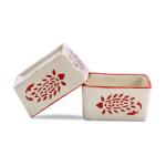 Caffeine Orange Ceramic Dip and Sauce (Set Of 2)