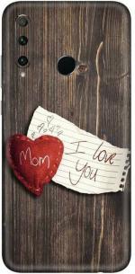 aadia Huawei Honor 20i Matte Vinyl Love Printed Mobile Skin Sticker with Scratch Resistant Lamination