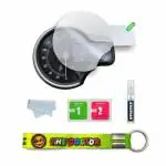 ERODIAN Meter Display Screen Protector, Meter Guard for Triumph Speed 400 Bikes | Scratch Resistant | Water Resistant | HD Clear Vision (1-Free Random 6 inch Keychain)